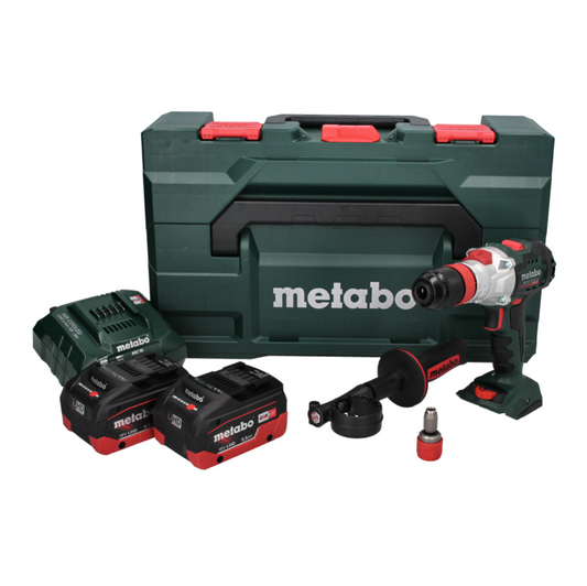 Metabo SB 18 LTX BL Q I Akku Schlagbohrschrauber 18 V 130 Nm Brushless + 2x Akku 5,5 Ah + Ladegerät + metaBOX