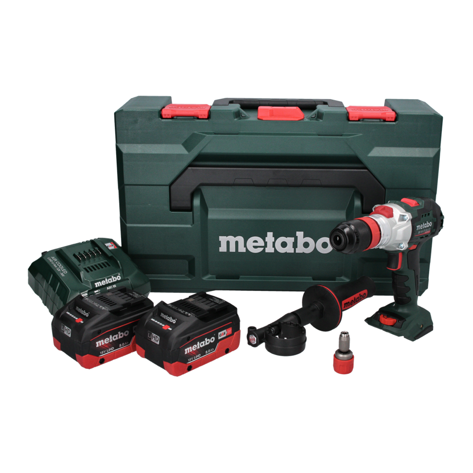 Metabo SB 18 LTX BL Q I Akku Schlagbohrschrauber 18 V 130 Nm Brushless + 2x Akku 8,0 Ah + Ladegerät + metaBOX