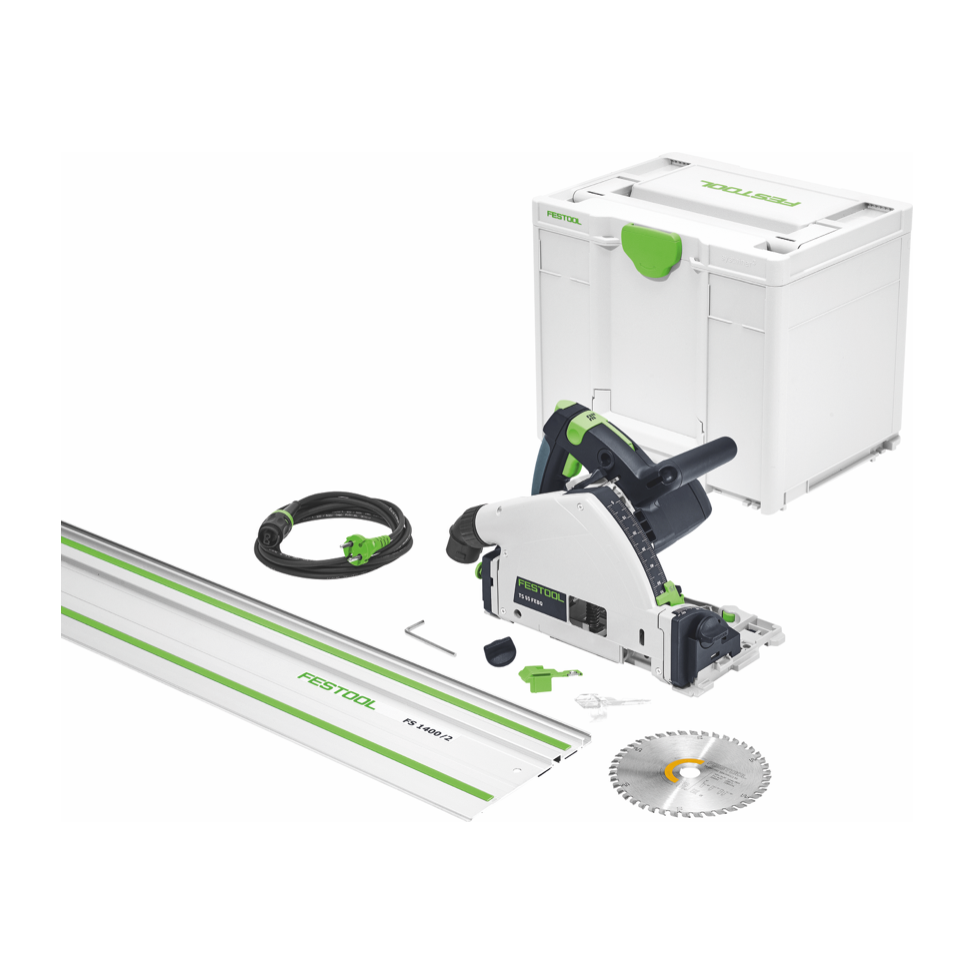 Festool TS 55 FEBQ-Plus-FS Tauchsäge 1200 W 160 mm + Führungsschiene + Systainer ( 577010 ) - Nachfolger von 576007 - Toolbrothers