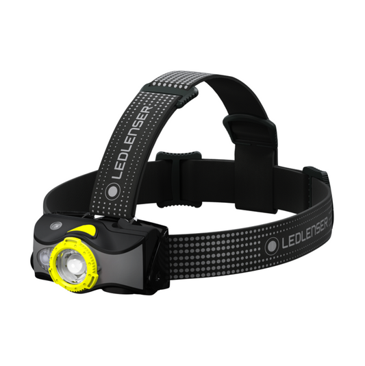 Lampe frontale LED Ledlenser MH7 600 lm IPX4 noir / jaune (502154) + 1x batterie + 1x câble de charge