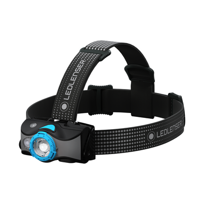 Lampe frontale LED Ledlenser MH7 600 lm IPX4 noir / bleu (502155) + 1x batterie + 1x câble de charge