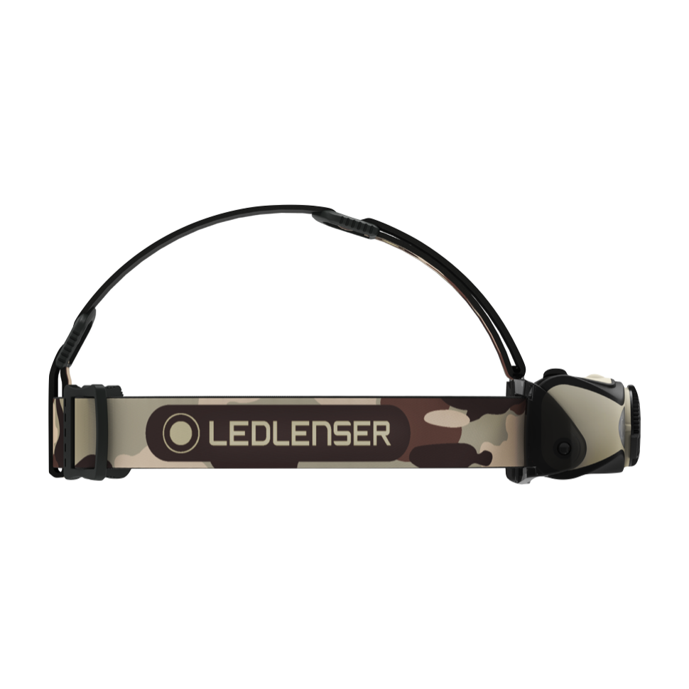 Lampe frontale LED Ledlenser MH8 600 lm IPX4 noir / sable (502157) + 1x batterie + 1x câble de charge