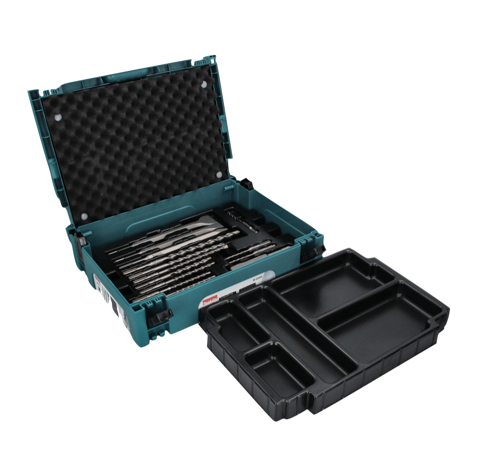 Makita SDS Plus Bohrer und Meißel Set 17 tlg. 5,0 - 14,0 mm + Makpac ( B-52059 )