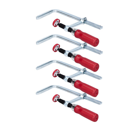 Bessey GTR 12 Set 4x Ganzstahl Tischzwinge mit Hebelgriff Zwinge 120 / 60 mm