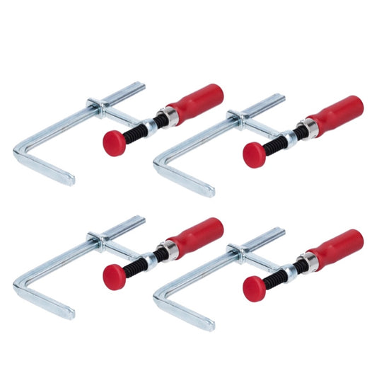 Bessey GTR 12 Set 4x pince de table tout acier avec pince à poignée à levier 120 / 60 mm