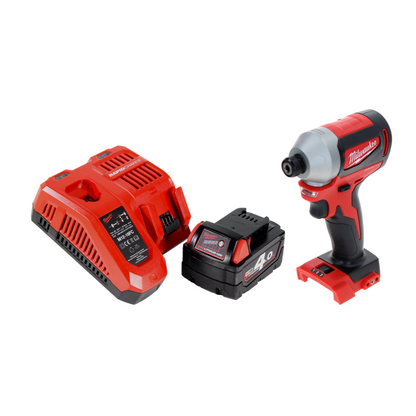 Milwaukee M18 BLID2-401FC Akku Schlagschrauber 18 V 180 Nm 1/4" Brushless + 1x Akku 4,0 Ah + Ladegerät