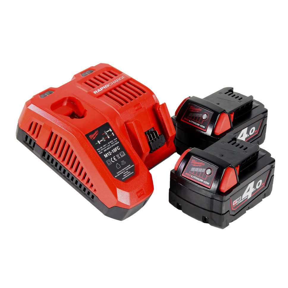 Milwaukee M18 BLID2-402FC Akku Schlagschrauber 18 V 180 Nm 1/4" Brushless + 2x Akku 4,0 Ah + Ladegerät