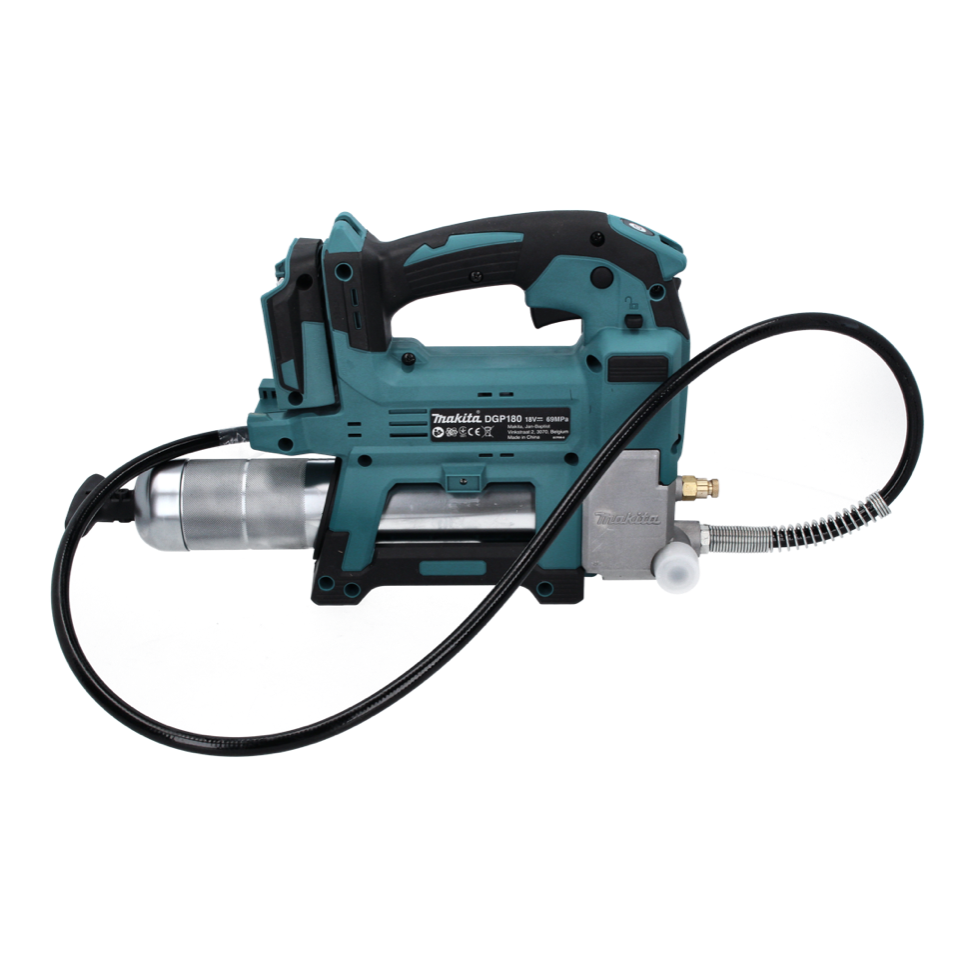 Makita DGP 180 RF1 Akku Fettpresse 18 V 690 bar + 1x Akku 3,0 Ah + Ladegerät