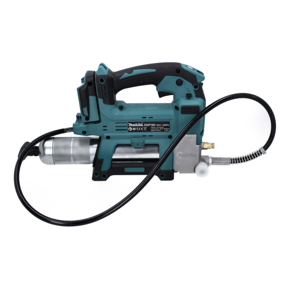 Makita DGP 180 RF Akku Fettpresse 18 V 690 bar + 2x Akku 3,0 Ah + Ladegerät