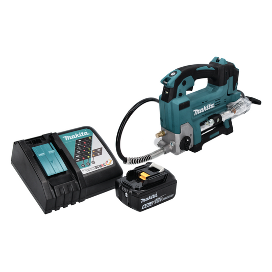 Pistolet graisseur à batterie Makita DGP 180 RG1 18 V 690 bar + 1x batterie 6,0 Ah + chargeur