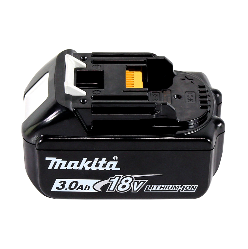 Makita DSL 800 F1X ponceuse à long cou sans balais 18 V 225 mm + 1x batterie 3,0 Ah + accessoires + sac - sans chargeur