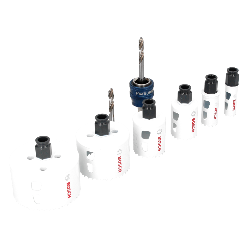 Bosch Progressor for Wood & Metal Elektriker Lochsägen Set 9 tlg. ( 2608594190 ) Bi Metall HSS - Toolbrothers