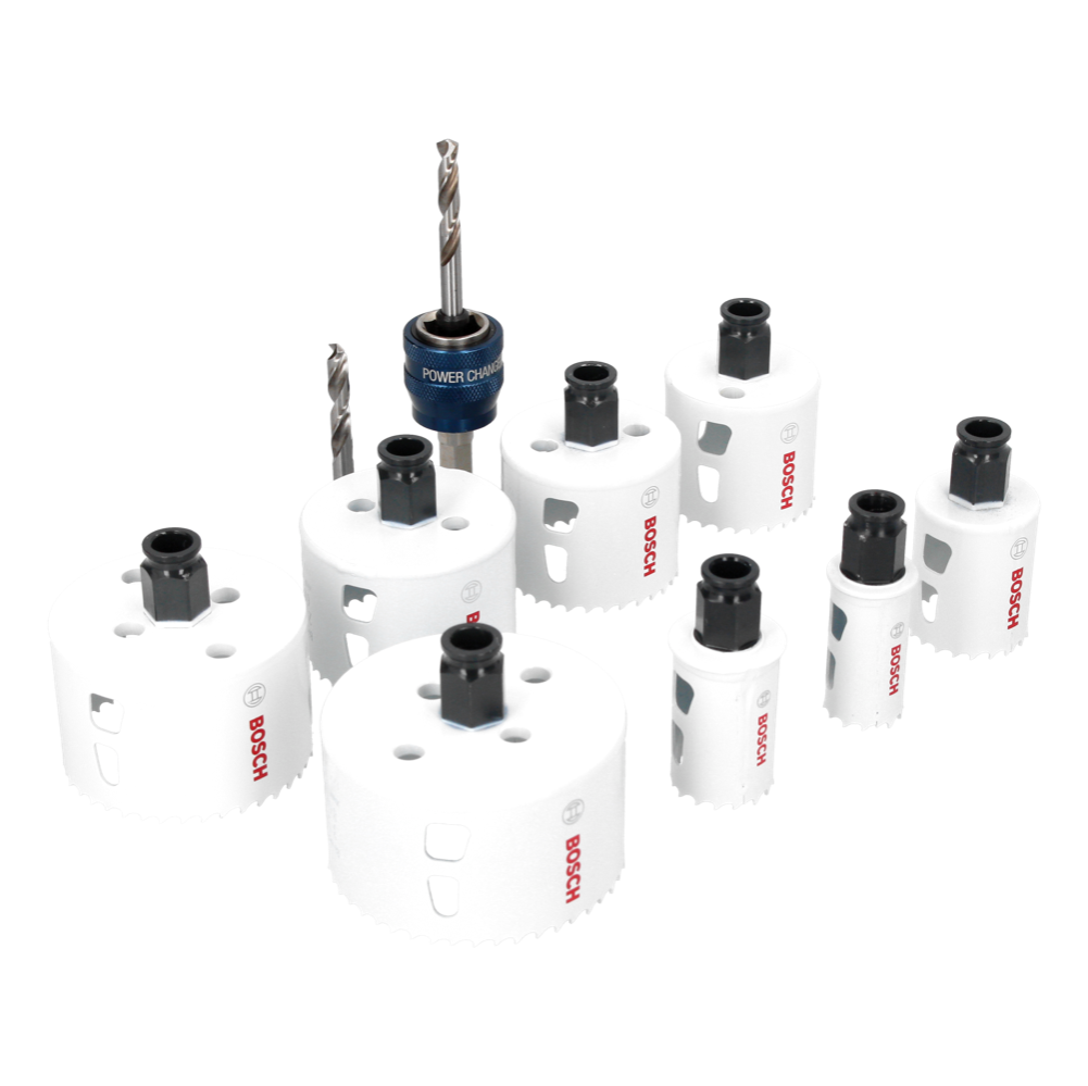 Bosch Progressor for Wood & Metal Elektriker Lochsägen Set 11 tlg. ( 2608594194 ) Bi Metall HSS - Toolbrothers