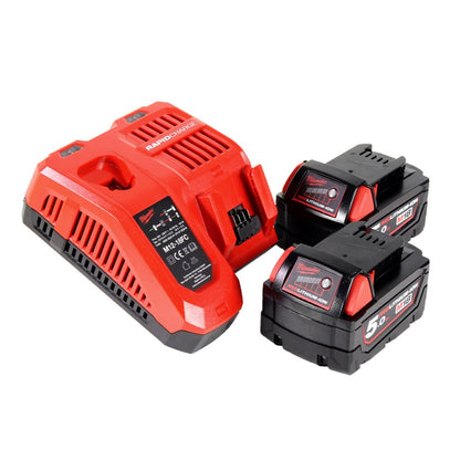 Outil multifonction à batterie Milwaukee M18 FMT-502 FC 18 V sans balais + 2x batteries 5,0 Ah + chargeur