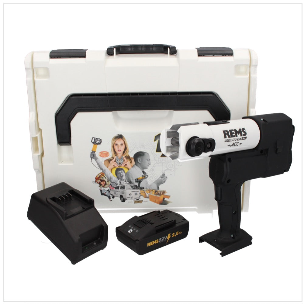 Pressa A Batteria REMS E 22V - Edizione Limitata 2024, Per Pressfitting, Con Potenza 32 KN E Batteria Li-Ion - Foto 12