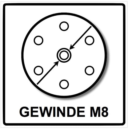 2x Makita Schleifteller Weich für Exzenterschleifer / Schleifmaschine 150 mm M8 ( 196684-1 ) - Toolbrothers