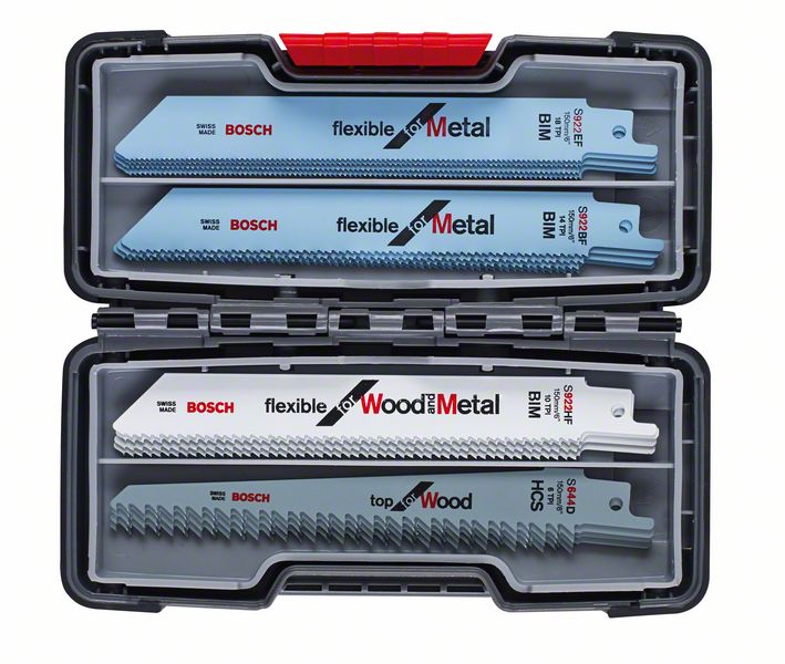 Bosch 20 tlg. Tough Box Wood / Metal Säbelsägeblätter 150 mm ( 2607010902 ) - Toolbrothers