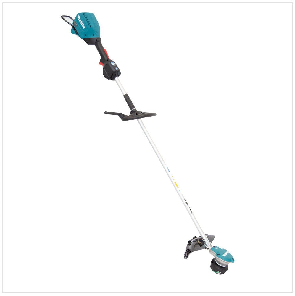 Makita UR 003 GZ01 Akku Freischneider 40 V Brushless IPX4 + Schultergurt + Messerkopf + Fadenkopf + Schlagmesser + Tasche - ohne Akku, ohne Ladegerät