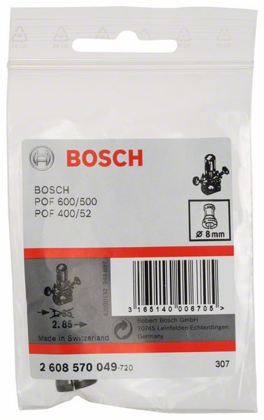 Bosch Spannzange ohne Spannmutter 8 mm ( 2608570049 ) für Bosch Fräse - Toolbrothers