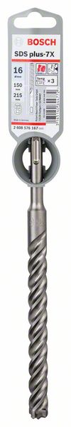 Bosch Hammerbohrer SDS-plus 7X Bohrer 16x150x215mm Carbide ( 2608576167 ) PGM zertifiziert - Toolbrothers