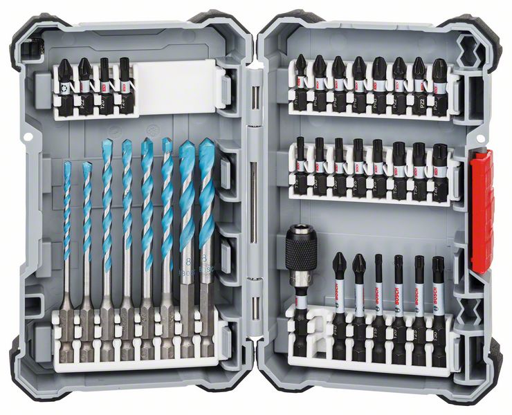 Bosch Impact Control Multi Construction Schrauber 35 tlg. Bit- und Bohrer Set ( 2608577147 ) - Toolbrothers