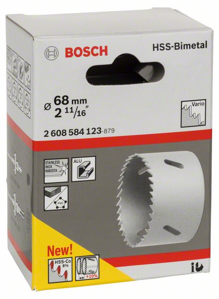 Bosch Lochsäge HSS 68 mm Bi-Metall für Metall Holz ( 2608584123 )