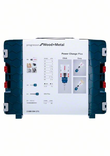 Bosch BIM Progressor Sanitär Lochsägen Set 11 tlg. ( 2608594271 ) 22 / 25 / 30 / 35 / 40 / 51 / 68 / 83 mm