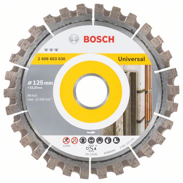 Bosch Diamant Trennscheibe Best for Universal 125 x 22,23 mm ( 2608603630 ) - Toolbrothers