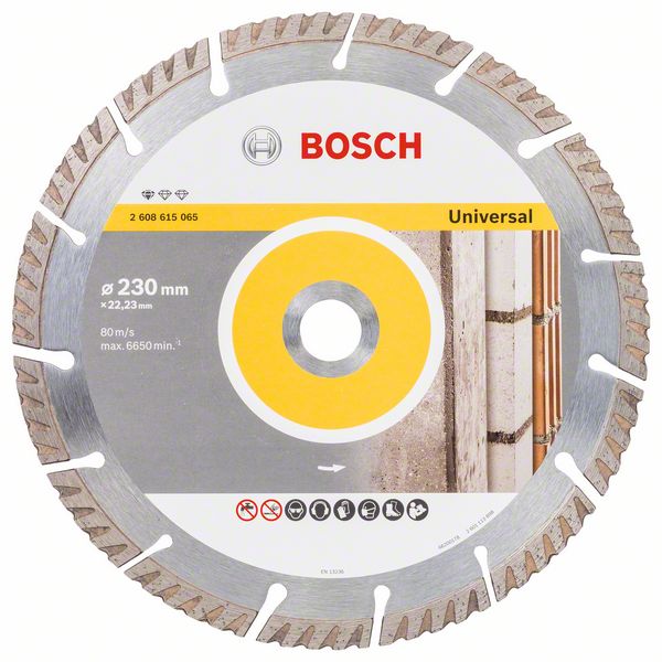 Bosch Standard Universal Diamant Trennscheibe 230 x 22,23 mm 1 Stk. ( 2608615065 ) für Beton - Toolbrothers