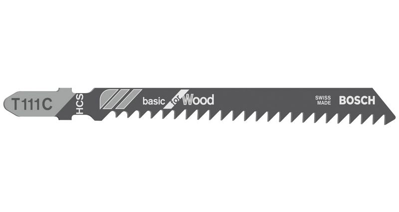 Bosch T 111 C Stichsägeblätter Basic for Wood 5 Stk. 100 mm ( 2608630033 ) - Toolbrothers