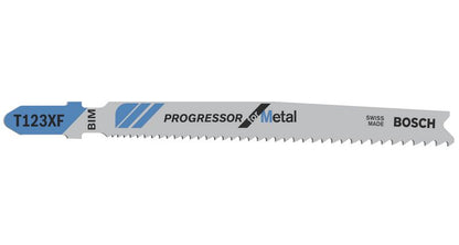 Bosch T 123 XF Stichsägeblatt Progressor for Metal 5 Stk. 100 mm ( 2608638473 ) - Toolbrothers