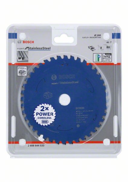 Bosch Kreissägeblatt EX SL H 160 x 20 x 40 mm ( 2608644533 ) - Toolbrothers