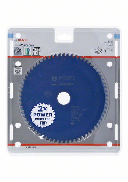 Bosch Professional Expert for Aluminium Kreissägeblatt 216 x 30 x 2 mm 66 Zähne ( 2608644544 ) - Toolbrothers