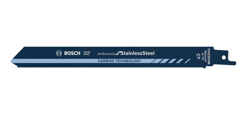 Bosch S 1022 EHM Säbelsägeblatt Endurance for Stainless Steel 200mm ( 2608653098 ) - Toolbrothers