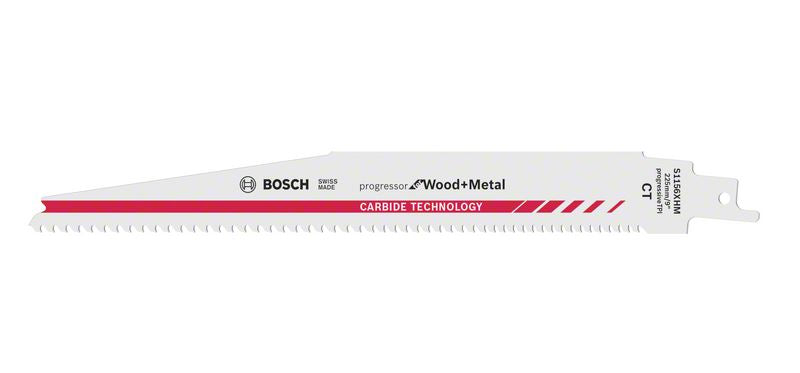 Bosch S 1156 XHM Säbelsägeblatt Progressor for Wood and Metal 6-8tpi 225x25x1,25mm ( 2608653100 ) extra Long Life