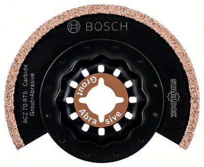 Bosch ACZ 70 RT5 Schmalschnitt Segmentsägeblatt Starlock Carbide-RIFF 70 mm VPI1 ( 2608661692 )