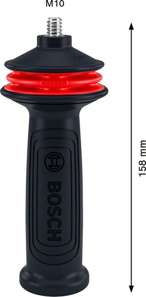 Bosch EXPERT Vibration Control Handgriff M10 169 x 69 mm ( 2608900000 ) für Winkelschleifer - Nachfolger von 2602025171