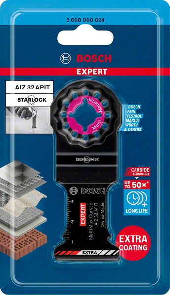 Bosch EXPERT MultiMax AIZ 32 APIT Tauchsägeblatt Starlock 32 x 40 mm 1 Stk. ( 2608900024 ) Carbide Multi Material - Nachfolger von 2608664214