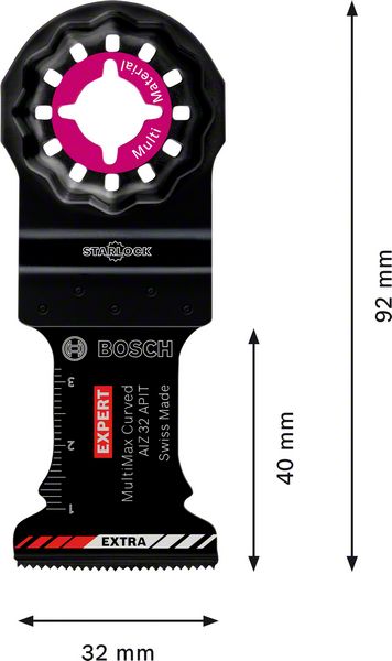 Bosch EXPERT MultiMax AIZ 32 APIT Tauchsägeblatt Starlock 32 x 40 mm 1 Stk. ( 2608900024 ) Carbide Multi Material - Nachfolger von 2608664214