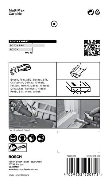 Bosch EXPERT MultiMax AIZ 32 APIT Tauchsägeblatt Starlock 32 x 40 mm 5 Stk. ( 2608900025 ) Carbide Multi Material - Nachfolger von 2608664215