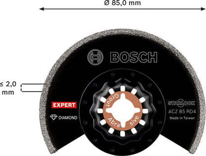 Bosch EXPERT ACZ 85 RD4 Diamant Segmentsägeblatt Starlock 85 mm 10 Stk. ( 2608900035 ) für Fliesen - Nachfolger von 2608664482