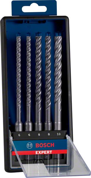 Bosch EXPERT SDS Plus-7X Hammerbohrer Set 6 - 10 mm 5 tlg. ( 2608900198 ) für Beton / Stein - Nachfolger von 2608576200 - Toolbrothers