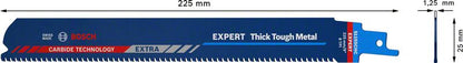 Bosch Expert S 1155 CHC Thick Tough Metal Säbelsägeblatt 225 mm ( 2608900368 ) Carbide Technology