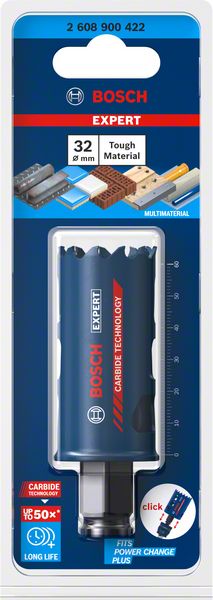 Bosch EXPERT Tough Material Lochsäge 32 x 60 mm Carbide ( 2608900422 ) Universal - Nachfolger von 2608594166