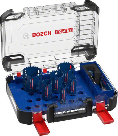 Bosch EXPERT Tough Material Lochsägen Set 22 - 68 mm 9 tlg. ( 2608900445 ) Carbide Universal - Nachfolger von 2608594183 - Toolbrothers