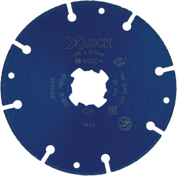 Bosch EXPERT Diamond Metal Wheel X-LOCK Trennscheibe 115 x 22,23 mm 1 Stk. ( 2608900532 ) Diamond Technology - Toolbrothers