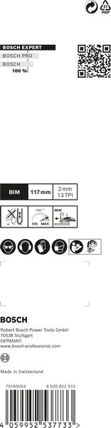 Bosch EXPERT Hardwood 2 side clean T 308 BF / BFP Stichsägeblatt Set 117 mm 3 tlg. ( 2608900549 ) Bi-Metall