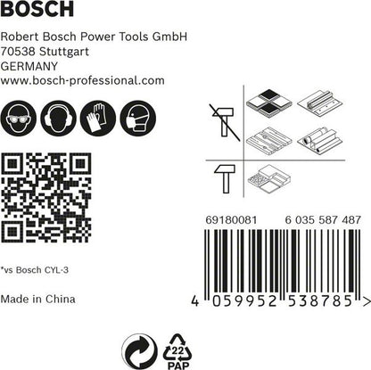 Bosch Expert HEX-9 Multi Construction Bohrer Set 5 tlg. ( 2608900585 ) 4 / 5 / 6 / 6 / 8 mm Centering Geometry - Toolbrothers