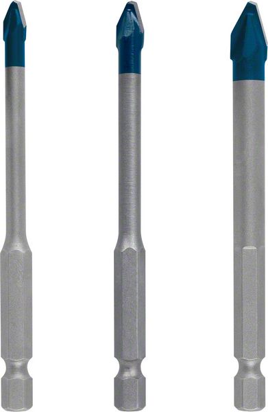 Bosch EXPERT HardCeramic HEX-9 Bohrer Set 5,0 - 8,0 x 90 mm 3 tlg. ( 2608900595 ) Carbide Technology