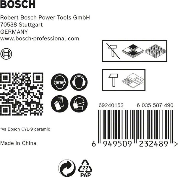 Bosch EXPERT HEX-9 HardCeramic Bohrer Mixed Set 6,0 mm 5 tlg. ( 2608900596 ) Carbide Technology - Toolbrothers